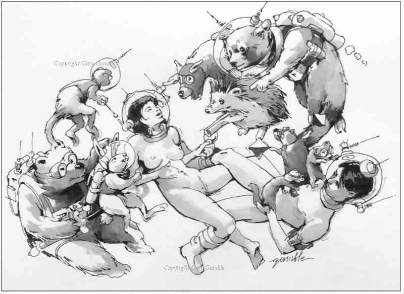 Drawing inspired by artist Kim Jung Gi