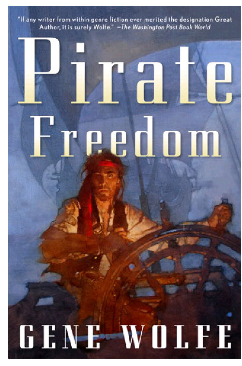 David Grove book cover illustration of pirate at helm of sailing ship